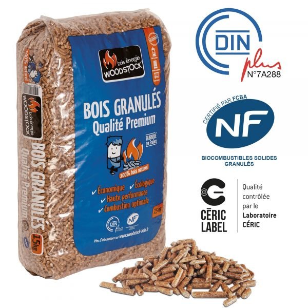 WOODSTOCK Wood Pellets Pallet 70 x 15kg
