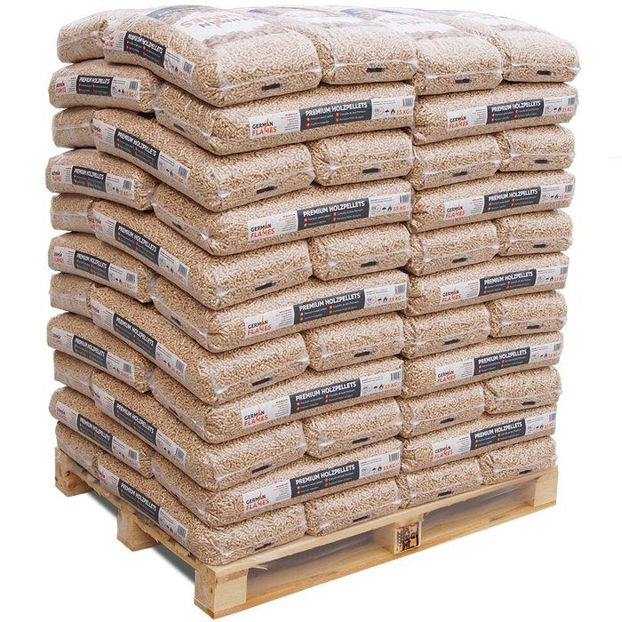 GERMAN FLAMES Wood Pellets Pallet 66 x 15kg