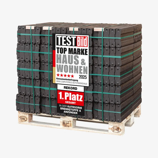 LEAG REKORD Lignite Coal Briquettes Pallet 40 x 25kg