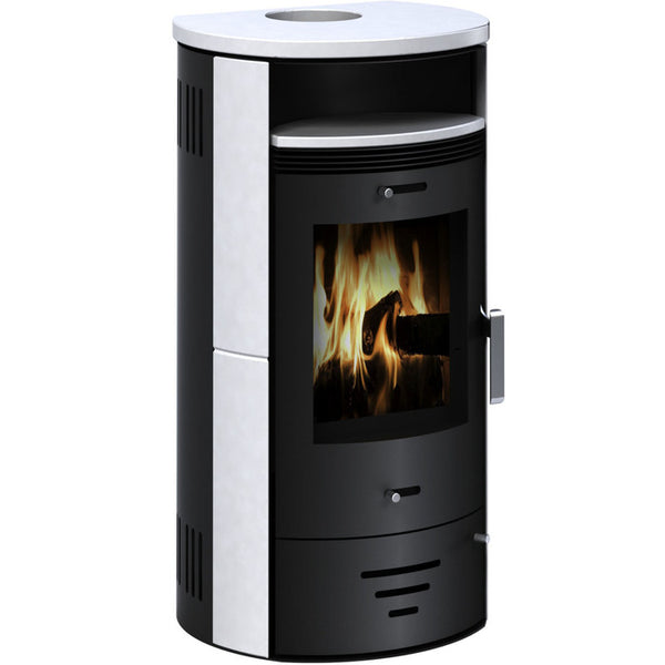 ACCENTE Casablanca 3.0 Deluxe Wood Stove 7.5kW Black White