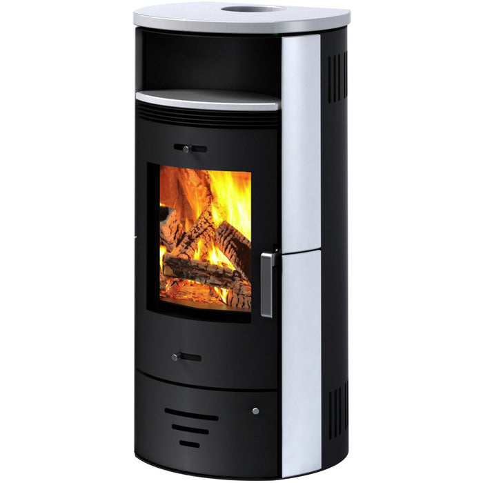 ACCENTE Casablanca 3.0 Deluxe Wood Stove 7.5kW Black White