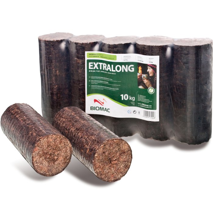 BIOMAC Bark Briquettes Round Pallet 100 x 10kg