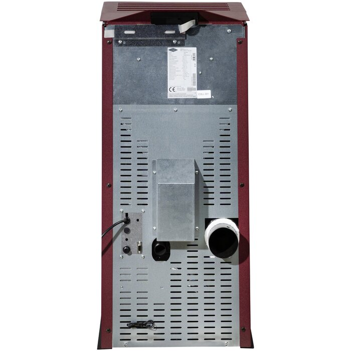 BLAZE ANNA Pellet Stove 6.33kW Black Bordeaux