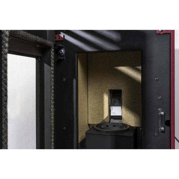 BLAZE ANNA Pellet Stove 6.33kW Black Bordeaux