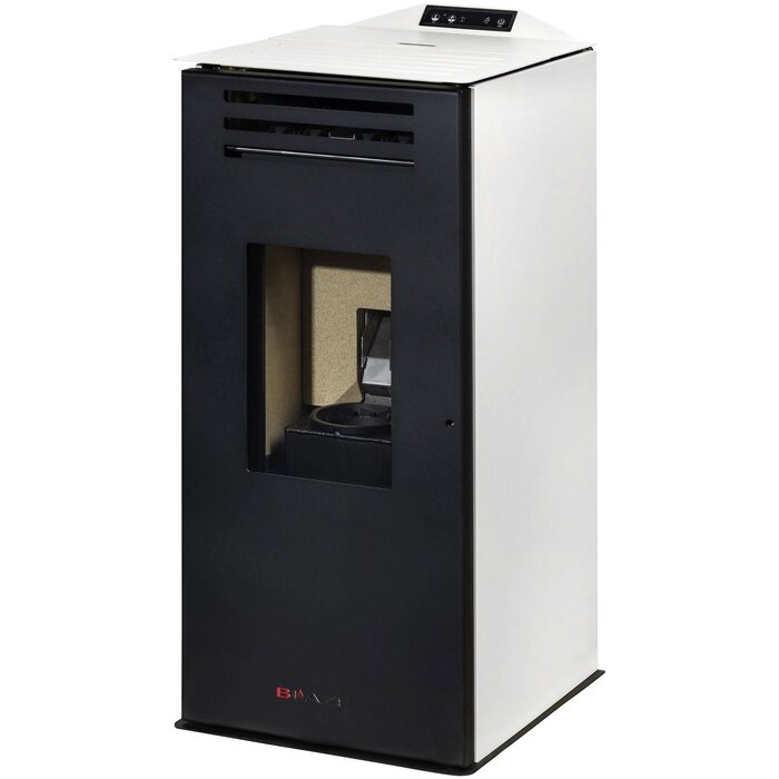 BLAZE ANNA Pellet Stove 6.33kW Black White