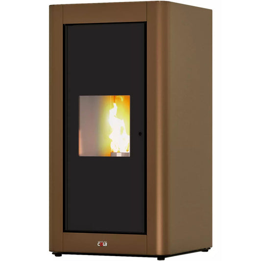 BLAZE Pop Pellet Stove 12.7kW Black Bronze