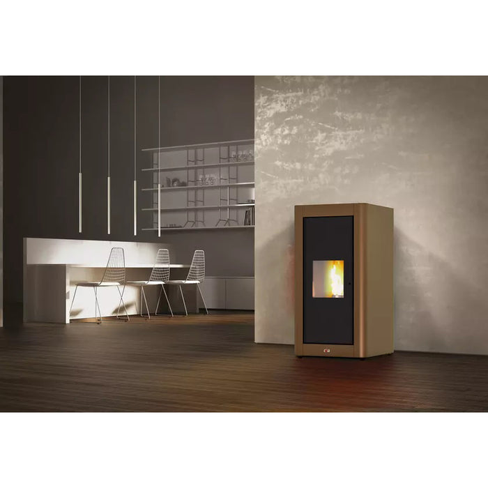 BLAZE Pop Pellet Stove 12.7kW Black Bronze