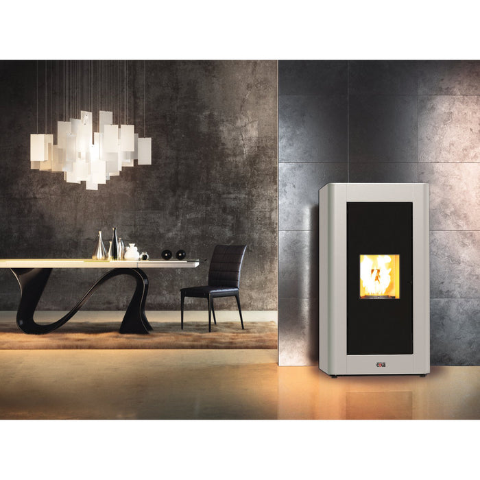 BLAZE Rock Pellet Stove 18.5kW Black Perla