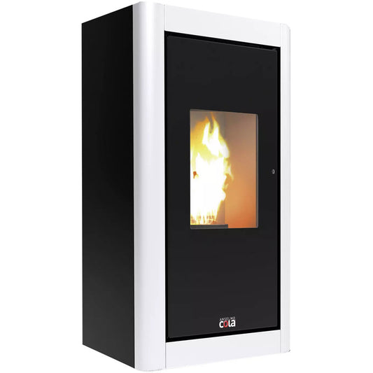 BLAZE Urban Pellet Stove 6.33kW Black White