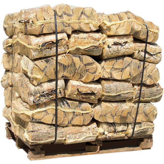 Birch Firewood 28cm Bag Pallet 36 x 15kg