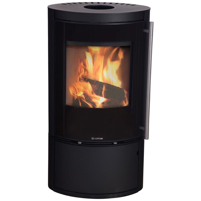 COLOR EMAJL Kolding Wood Stove 7kW Black