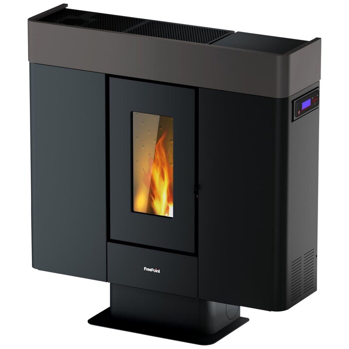 FREEPOINT Moon Pellet Stove 10kW Black Titanium