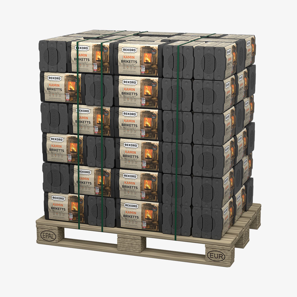 LEAG REKORD Lignite Coal Briquettes Pallet 90 x 10kg
