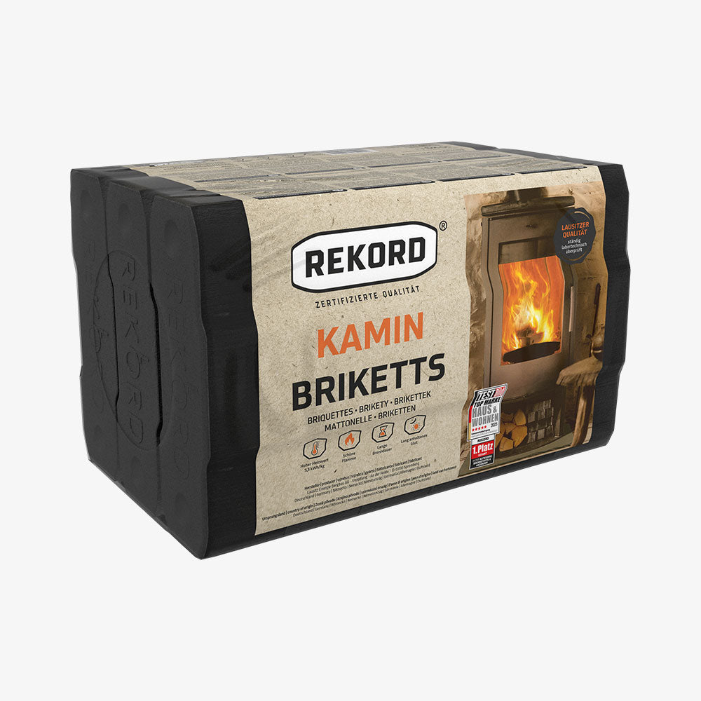 LEAG REKORD Lignite Coal Briquettes Pallet 90 x 10kg