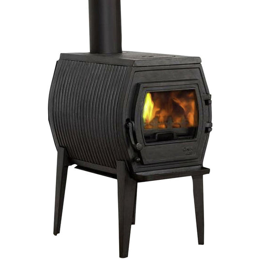 GLOBEFIRE Charon I Cast Iron Wood Stove 7kW Black