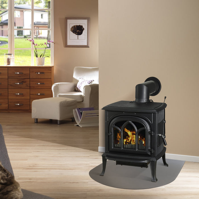 GLOBEFIRE Mercury Cast Iron Wood Stove 7kW Black