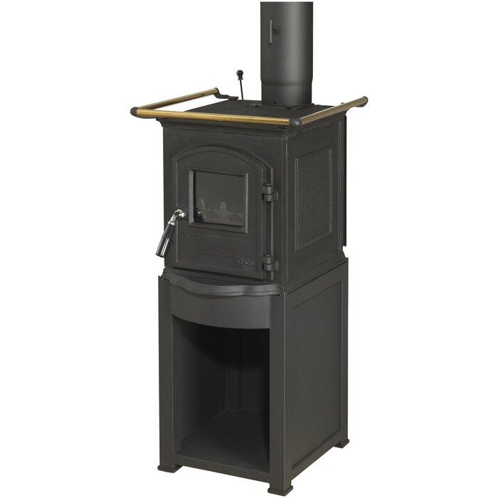 GLOBEFIRE Pluto Cast Iron Wood Stove 5kW Black