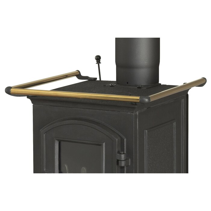 GLOBEFIRE Pluto Cast Iron Wood Stove 5kW Black