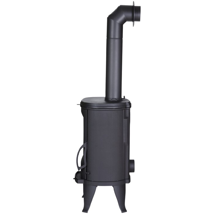 GLOBEFIRE Sirius Cast Iron Wood Stove 6kW Black