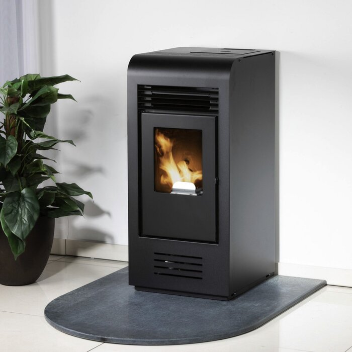 GLOBEFIRE Christoph Pellet Stove 7.5kW Black