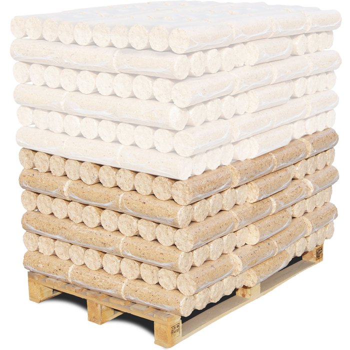 NESTRO Softwood Briquettes Round Pallet 48 x 10kg