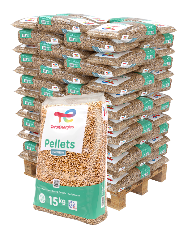 TOTALENERGIES Wood Pellets 3 Pallets 198 x 15kg