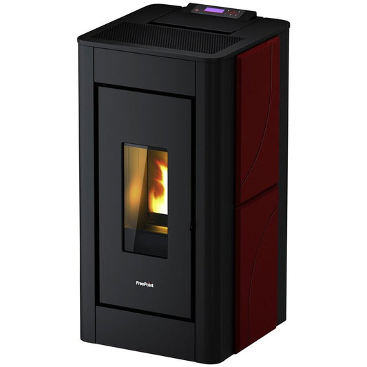 FREEPOINT Pretty Pellet Stove 8.6kW Black Bordeaux