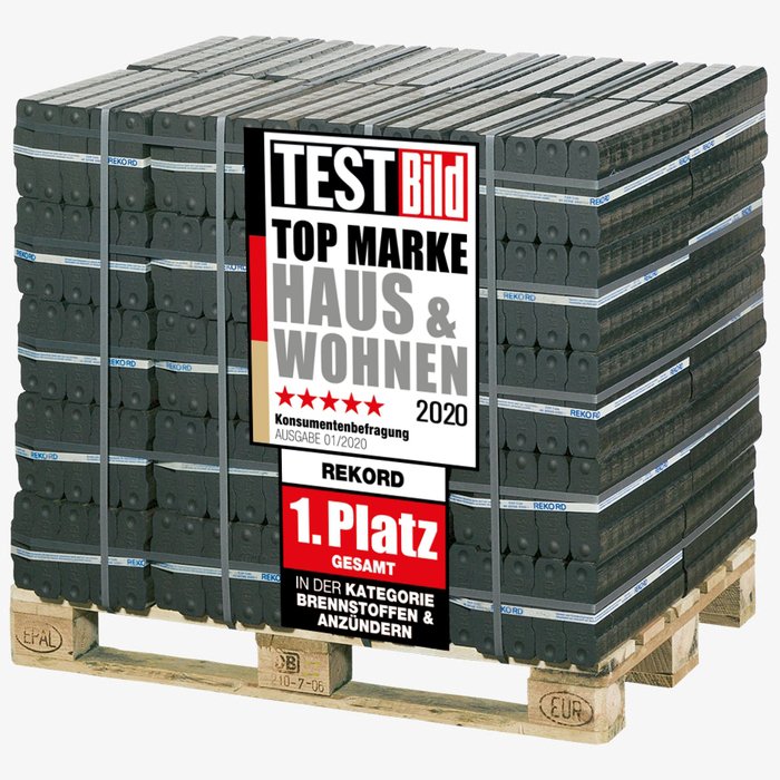 REKORD Lignite Briquettes Pallet 40 x 25kg