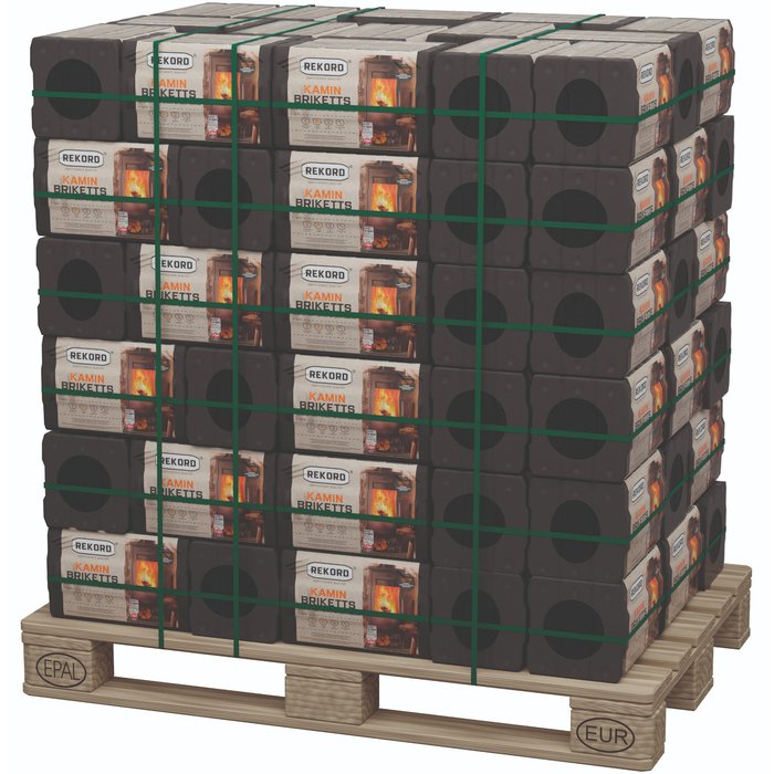 REKORD Lignite Briquettes Pallet 90 x 10kg