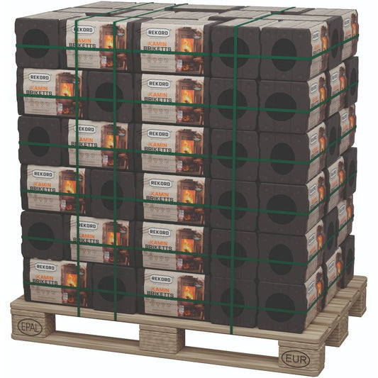 REKORD Lignite Briquettes Pallet 90 x 10kg