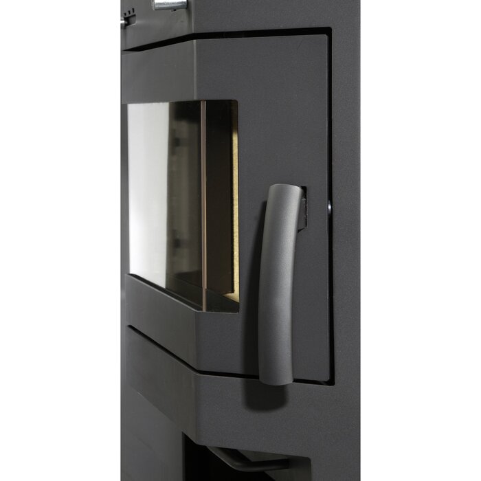 THERMIA Bern Steel Wood Stove 6kW Grey