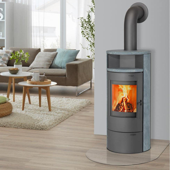 THERMIA München Wood Stove 7kW Grey