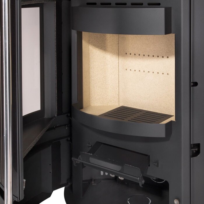 THERMIA Nürnberg XL Wood Stove 8kW Black