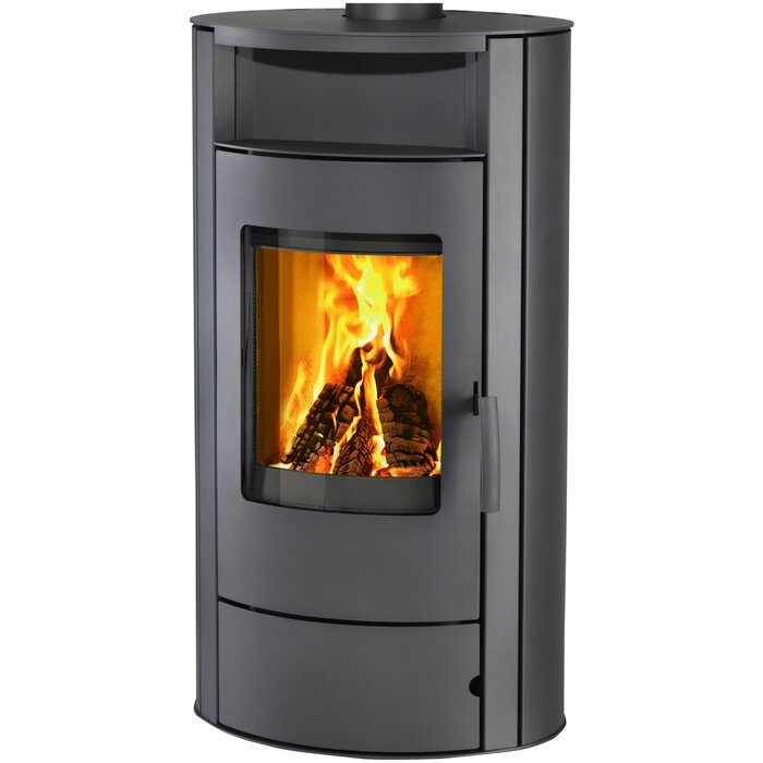 THERMIA Vogknamey Steel Wood Stove 7kW Grey