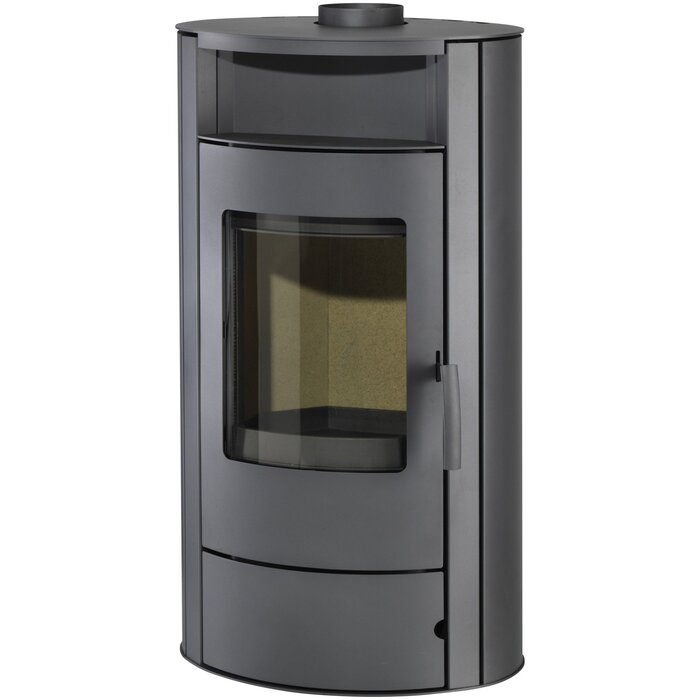 THERMIA Vogknamey Steel Wood Stove 7kW Grey