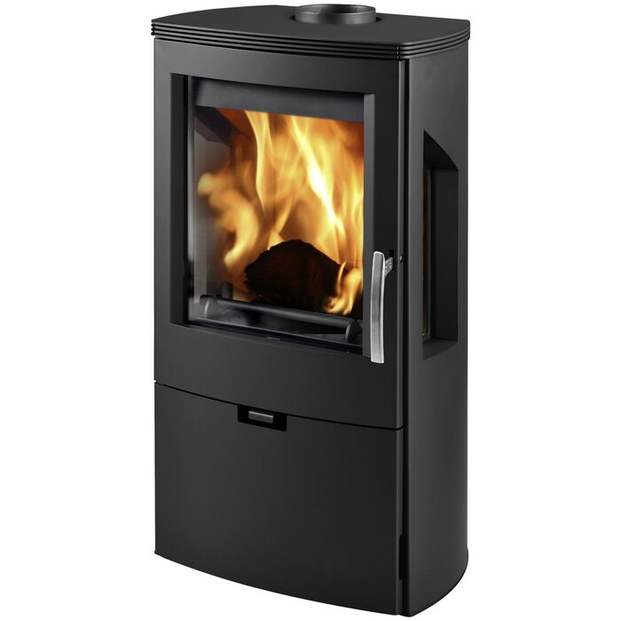 THORMA Wikantica Steel Wood Stove 8kW Black
