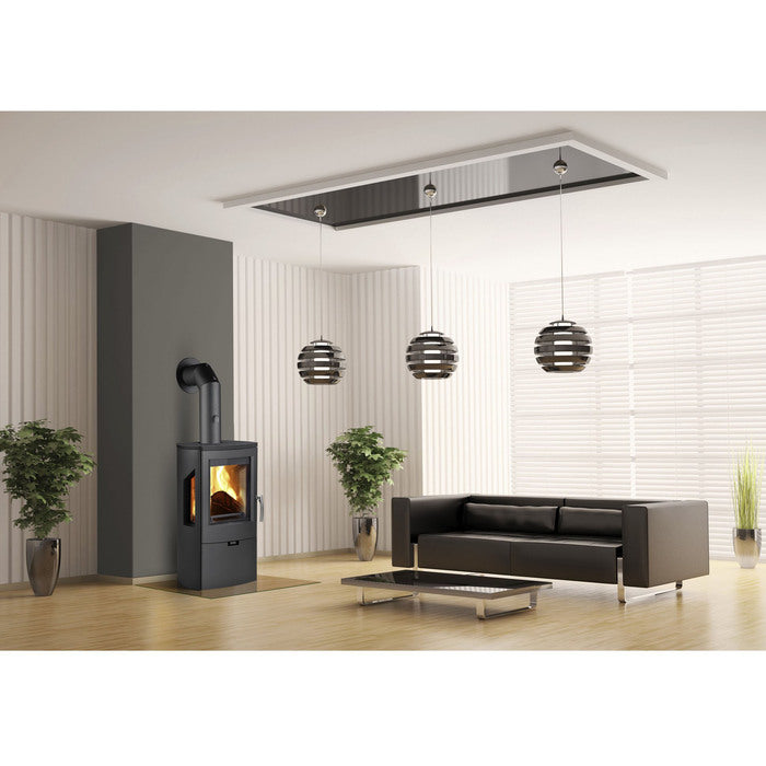 THORMA Wikantica Steel Wood Stove 8kW Black