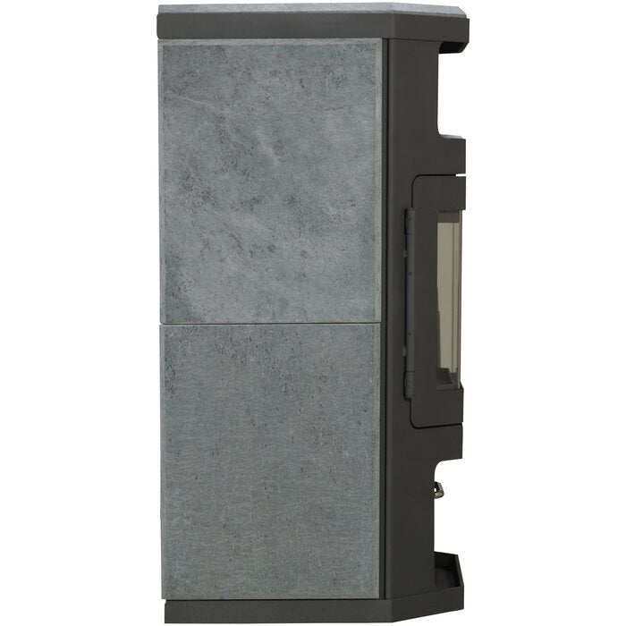 WAMSLER Norden Natural Stone Wood Stove 7.5kW Stone Grey