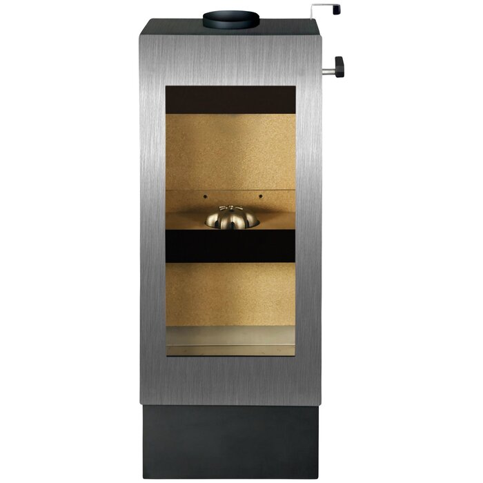 XEOOS Patagonia Stainless Steel Wood Stove 8kW Silver