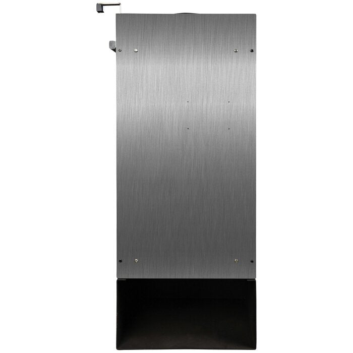 XEOOS Patagonia Stainless Steel Wood Stove 8kW Silver