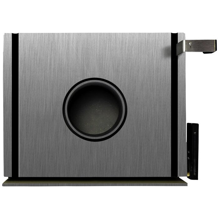 XEOOS Patagonia Stainless Steel Wood Stove 8kW Silver