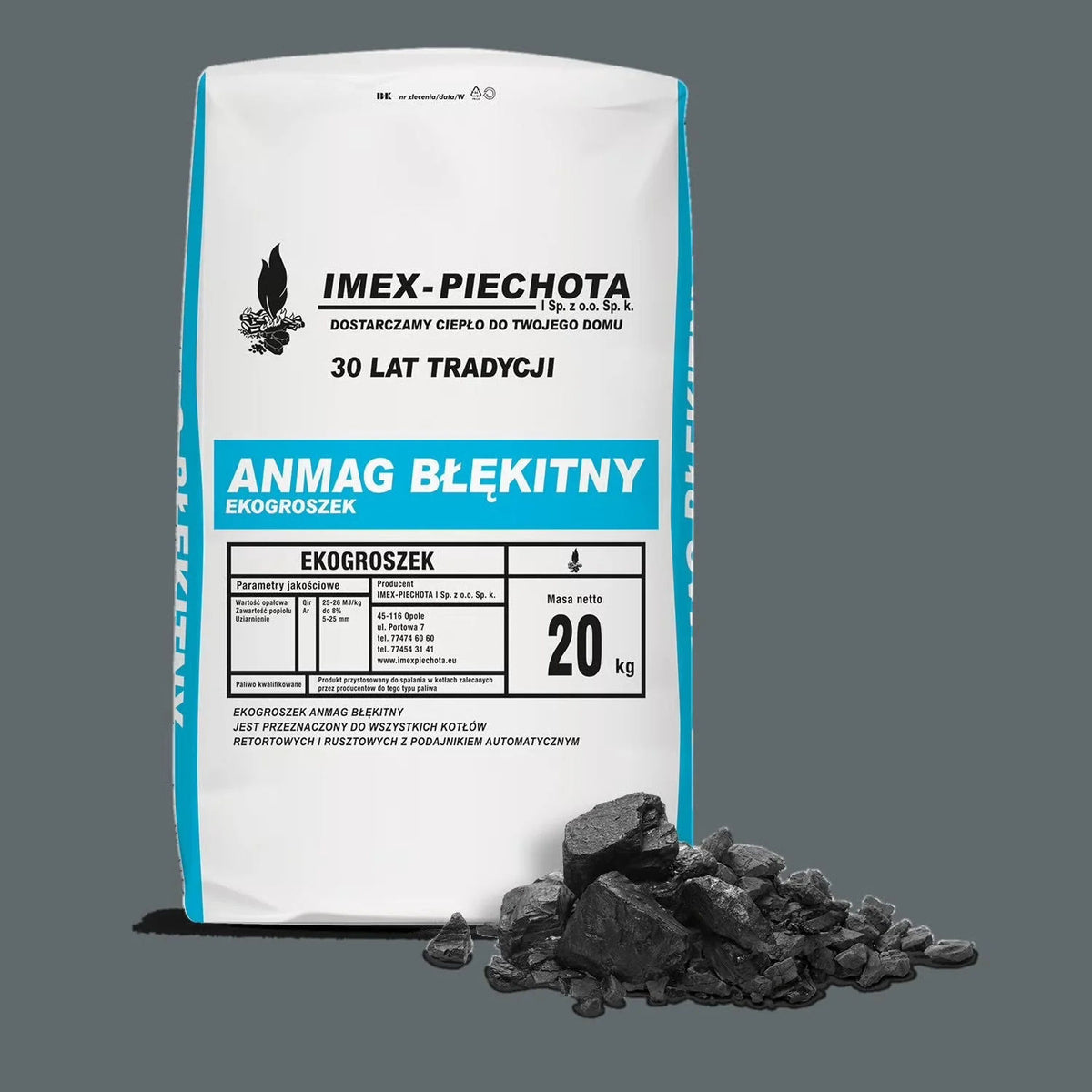 Hard Coal 5-25mm Pallet 50 x 20kg