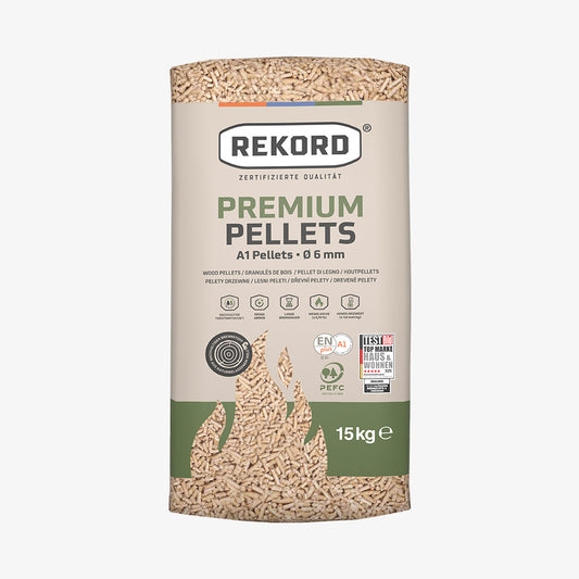 LEAG REKORD ENplus A1 Wood Pellets Bag 15kg