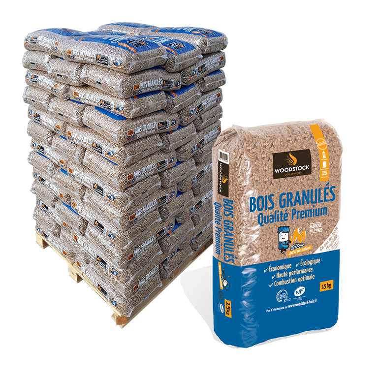 WOODSTOCK Wood Pellets Pallet 70 x 15kg
